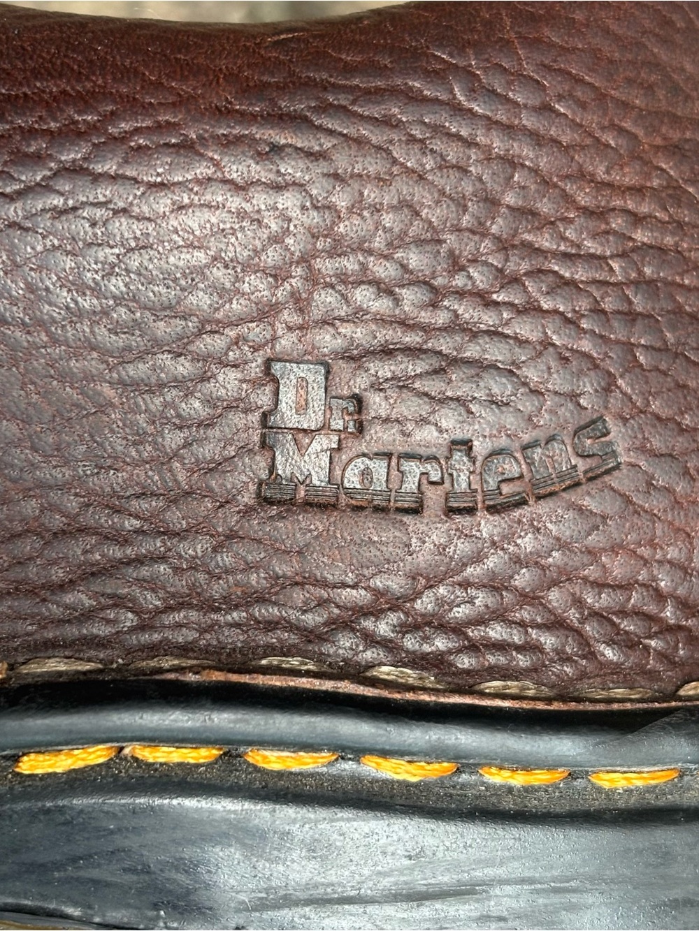 EUC Dr Martens Pebbled Leather Slip-on Loafers Men's Size 13 M Brown Style 11233 - Picture 6 of 14